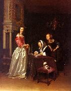 Gerard Ter Borch Curiosity oil